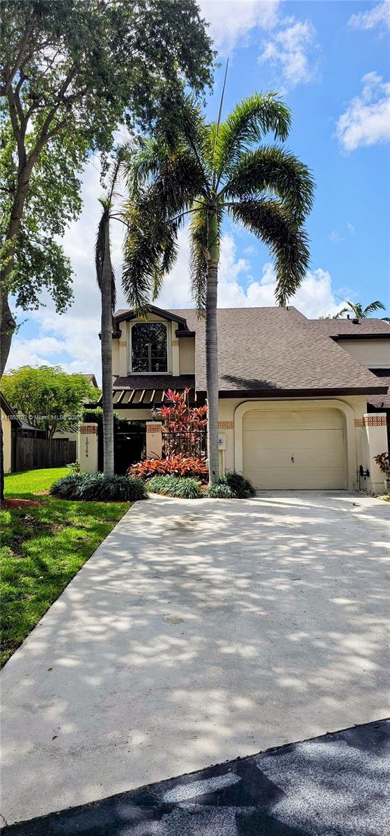 Valencia is a well maintained gated community. This very spacious 1,819 square feet townhome has an open floor plan and is located on a corner with beautiful views of the common grounds. The kitchen cabinets and downstairs flooring have just been redone. There are many closets throughout the home. Parking is plentiful, with a garage and an extra long driveway that fits 4 cars, as well as many guest parking. This property has a premium location close to schools, shopping centers, restaurants, freeways and entertainment.