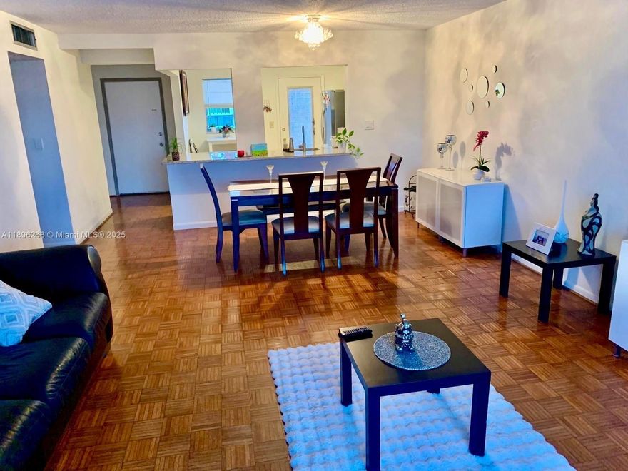 This beautiful and spacious 2-bedroom, 2-bath apartment offers comfort and convenience just minutes from Aventura Mall and Gulfstream Park. Ideally located near shopping centers, restaurants, schools, major highways, and only a short drive to the beach.  The building has undergone several renovations, including a new roof, new elevators, and newly updated balconies. A family member of the owner currently occupies the unit (no lease in place) and will vacate during the first week of November. The seller will pay the special assessment in full at closing.