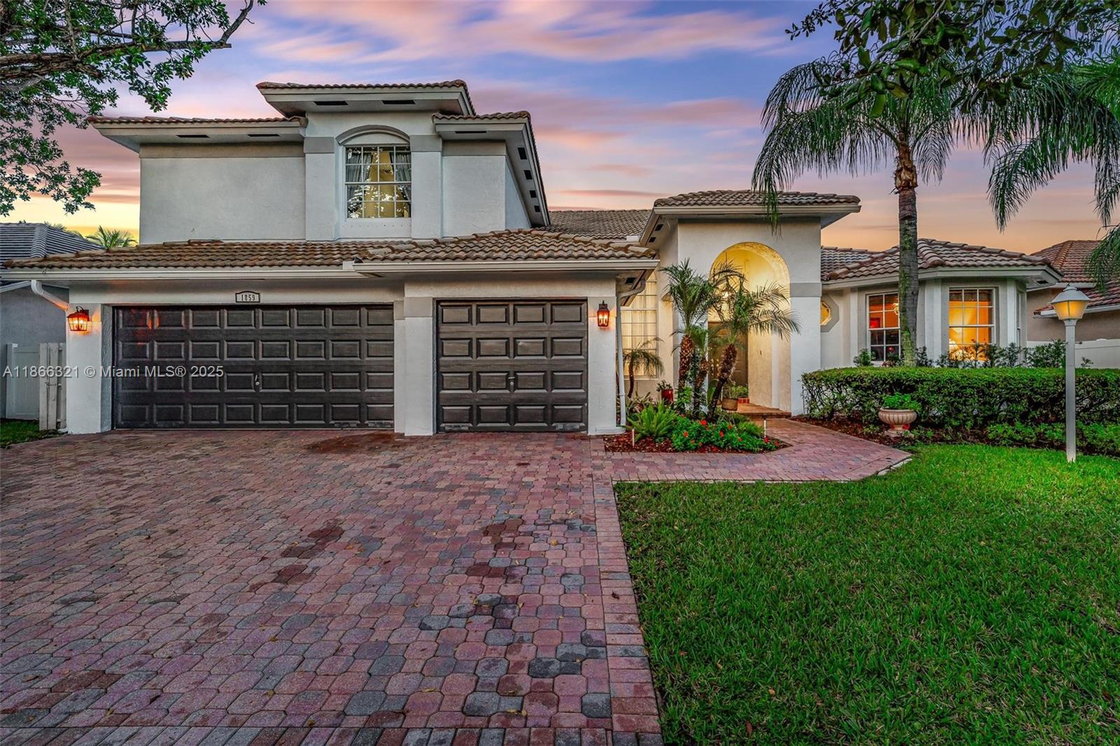 RARE OPPORTUNITY IN LUXURIOUS PEMBROKE FALLS. THIS ELEGANT 4 BEDROOM PLUS OFFICE/DEN, 3.5 BATH CAPTIVA MODEL FEATURES A VOLUME CEILING AND OPEN-CONCEPT LAYOUT THAT CREATES AN IMMEDIATE SENSE OF SPACE. UPGRADED PORCELAIN TILE COVERS THE MAIN FLOOR, WITH ENGINEERED WOOD UPSTAIRS. THE WELL-APPOINTED KITCHEN OFFERS GRANITE COUNTERS, REAL WOOD CABINETRY, AND STAINLESS STEEL APPLIANCES. THE PRIMARY SUITE IS A PRIVATE RETREAT WITH A FULLY UPDATED BATHROOM. * IMPACT FRENCH DOORS IN BOTH THE FAMILY ROOM AND PRIMARY SUITE LEAD TO THE ONE-OF-A-KIND BACKYARD. THIS IS A TRUE ENTERTAINER'S PARADISE WITH A POOL & JACUZZI, A CUSTOM GAZEBO WITH A FIRE PIT, AND A COVERED PATIO. * GATED COMMUNITY THAT OFFERS NATURAL GAS & STATE OF THE ART AMENITIES *HOA INC. CABLE, FIBER OPTIC INTERNET, 24HR SECURITY & MORE!