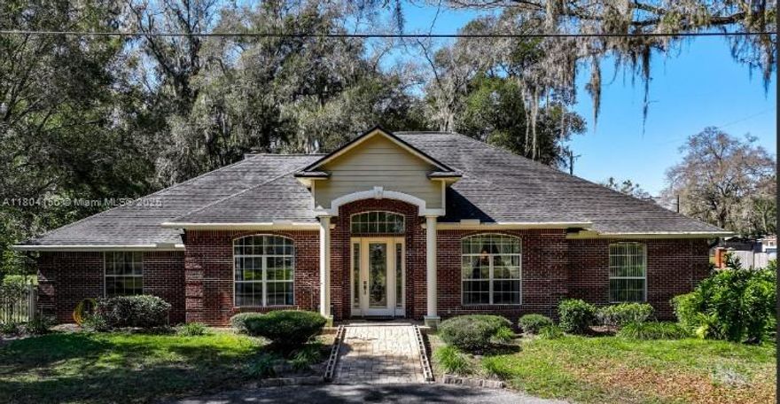 This is a two story , 4bed and 3bath with pool . Beautiful backyard with a basketball court  and playground space . 
has a big kitchen island , Florida room , garage. perfect dream home