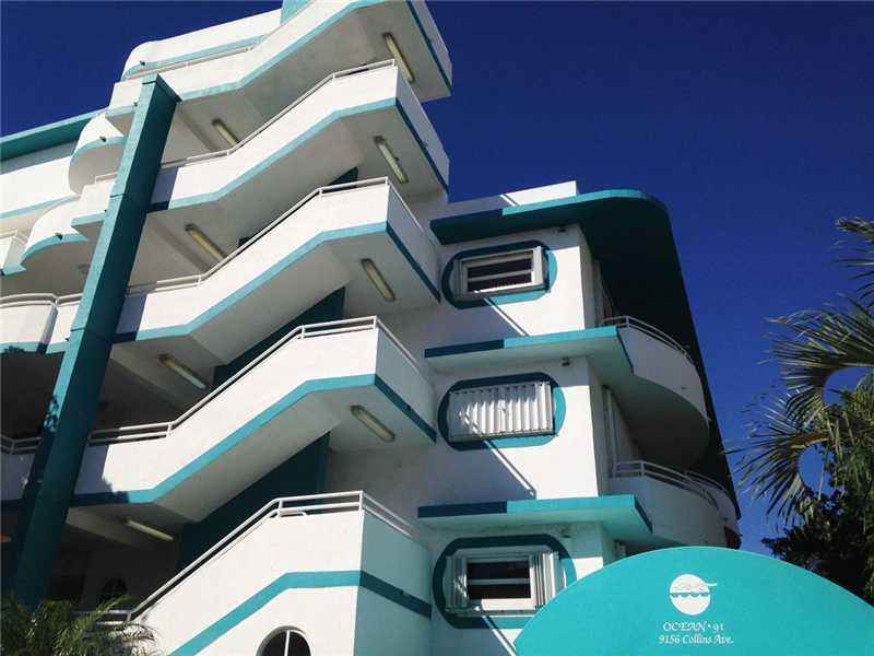 Beautiful building across from the Ocean with beach access! Nice apartment 1 Bed /1.5 Baths in awesome Surfside location. Dryer inside unit. Assigned covered parking space. The building features Heated Pool, Jacuzzi, Spa, Sauna, Entertainment Room, and St orage Space. Close to Publix, Banks, restaurants, post office, houses of worship and many service oriented businesses Only 4 blocks from Bal Harbour shops with designer shopping and fine restaurants. A must see!!