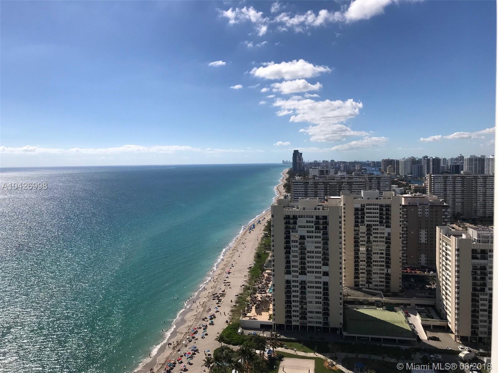 Breathtaking direct ocean and skyline views from every room or from your 586 Sq.Ft. wraparound balcony. This stunning oceanfront 3 bedroom 3 bathrooms corner unit with South East exposure has everything you need including all luxury finishes such as European kitchen, granite counter tops, state of the art appliances, built-in closets and marble floors throughout. Enjoy the views from floor to ceiling high impact windows with sliding glass doors. The Beach Club offers concierge service, valet parking, beach service, 6 pools, bar and restaurant service, and ultra-luxury 50,000 sq.ft. spa and ocean front fitness center. Perfectly located near Gulfstream Park and the Hollywood boardwalk and only few minutes from Aventura, Bal Harbour, South Beach, and Las Olas.