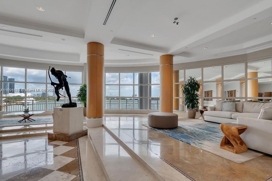 Explore epitome luxury living; Brickell Key Island. This exquisite 3-bed 2.5-bath waterfront residence is meticulously upgraded to surpass the already magnificent standards of 3-Tequesta. Boasting  luminous spaces, revel in its 180° panoramic views. Step onto your balcony and immerse in breathtaking views of Biscayne Bay, Miami Beach, the Atlantic Ocean, Port Miami, the serene beauty of Bayfront Park, and its charming waterfront carousel. Nestled within one of the globe's most distinctive island communities lies 3-Tequesta. Mere minutes away from airports, Coral Gables, South Beach, Key Biscayne, and Coconut Grove. With the prestigious Brickell City Center and Design District just steps away, this property offers an exceptional opportunity to experience unparalleled luxury and convenience.