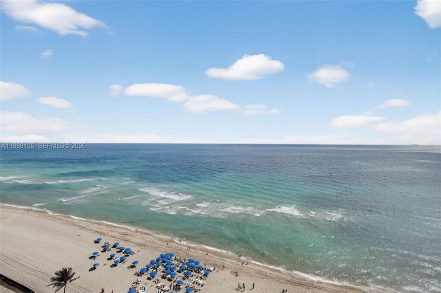 Millennium Condo / Sunny Isles Beach / 3 Beds + Den / 3.5 Baths / 2,210 sq. ft. of living area / Private elevator entry directly into the residence / Expansive open balcony / Breathtaking direct ocean views / Elegant marble floors / Private laundry room for added convenience / Self-parking / Valet parking for guests / Building features: stylish party room, ping pong room, yoga studio, conference room, heated oceanfront pool with jacuzzi, impressive two-story fitness center, men’s & women’s steam saunas, tennis court, towel & chair service at the beach and pool, and so much more.