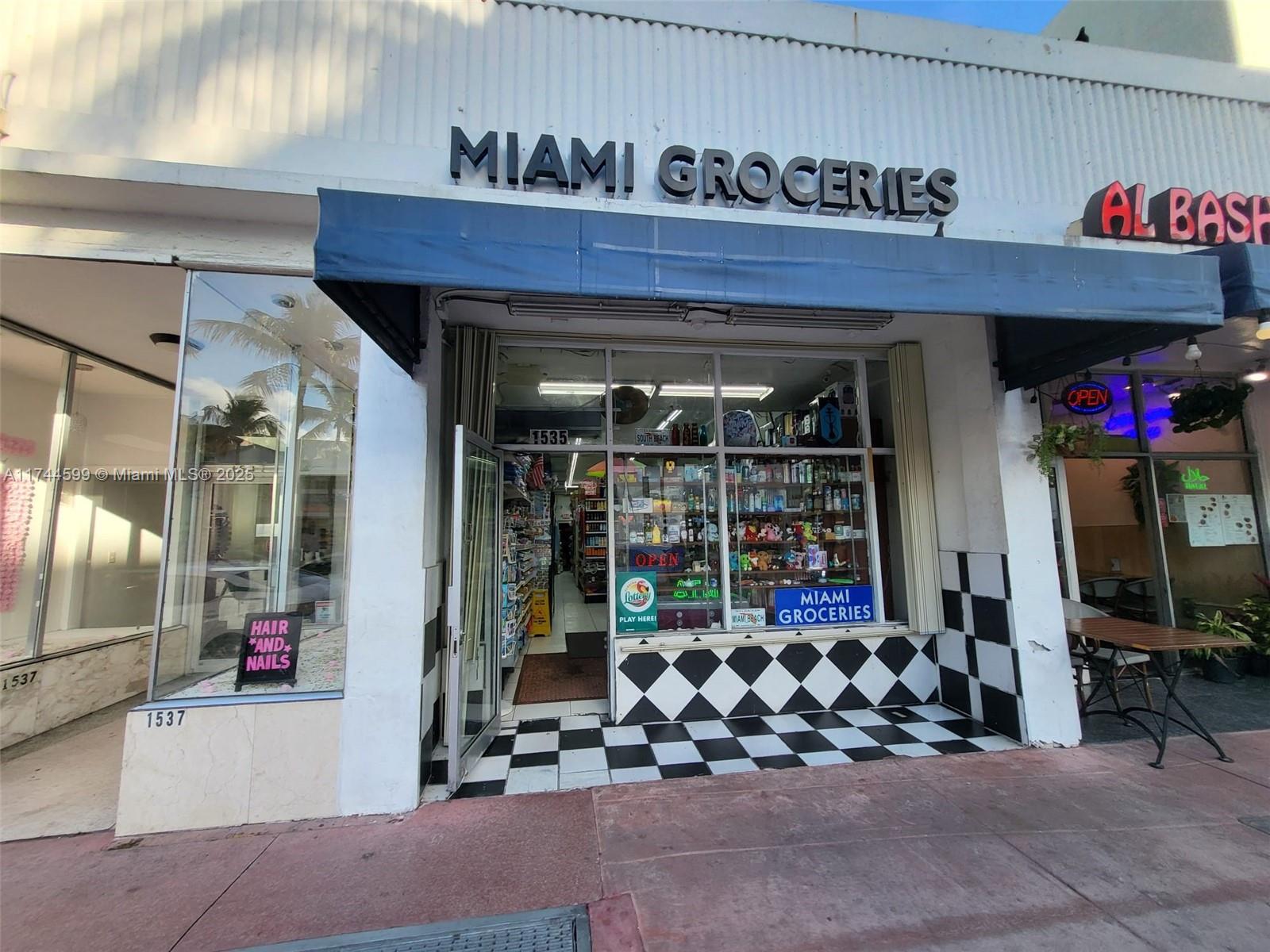 Convenience Store for more than 7 years in Miami Beach this retail space comes fully equipped and Turnkey to begin operating immediately. High Walking Traffic Area, Low Rent and lots of Potential. Business Comes with all inventories, appliances, ATM, A license to sell beer, wine, cigarettes and lottery is included. Potential to sell Coffee.