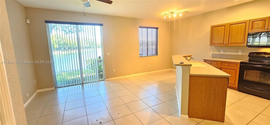 Great and spacious Lake front Townhouse, 2006 construction 3 bedrooms 2 and 1/2 bathrooms plus garage.  Freshly painted and ready to immediate move in.  Tile floors downstairs and carpet upstairs.  Great gated complex, security onsite, very clean and well maintained. No wait for leasing, all ages welcome.  VERY LOW HOA FEES $368 per month!  Currently rented at $2,300 a month until 9/30/2026. Lease has a 60 days cancellation notice thst csn be enforced after February 2026 if Buyers needs to move in.  HOA is financially approved for FHA & Conventional loans   VIRTUAL TOUR VIDEO available upon request. ***AGENTS SEE BROKER REMARKS***
