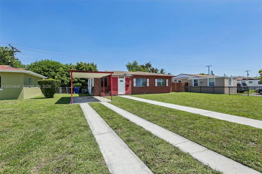 Location, Lifestyle, and Unlimited Potential!
Discover the perfect canvas for your dream home in one of the area’s fastest-growing neighborhoods. This 3BR/2BA gem is ideally situated just steps from the serene Oak Grove Park—home to beautiful lakes, recreation centers, and lush green spaces. Families will love the proximity to solid local schools, while commuters will appreciate being under 10 minutes from I-95, the Turnpike, and 826. Whether you’re looking to build custom equity or enjoy a vibrant community just 20 minutes from Hard Rock Stadium, this home offers a rare chance to plant roots in a high-appreciation zone momentum.