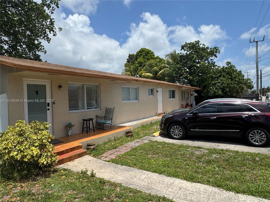 Prime location in Miramar! This centrally located duplex features two units: one with 2 bedrooms and 2 baths, and another with 2 bedrooms and 1 bath. The owner resides in the 2/2, while the 2/1 is rented for $2,200 per month. Enjoy impact doors and windows throughout, a new fence, and a beautifully remodeled kitchen and baths on the owner’s side. The spacious yard offers room for a boat, truck, or camper, plus ample parking spaces. Don’t miss out—this opportunity won’t last! Please allow 24-48 hours’ notice for showings.