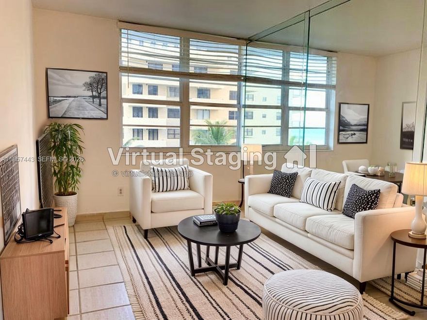 Short-term rentals allowed with a minimum stay of 30 days. Well divided, Jr. 1Bed/1Bath with ocean views. Maintenance fee includes WiFi, cable TV, one valet parking space, 24-hour lobby attendance, heated pool, and gym. Next to the Ocean, prime South Beach location between Lincoln Rd and Collins Ave,. The building is finalizing its recertification and the beautification of the common areas.