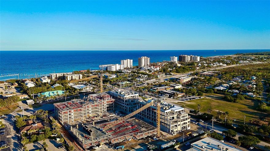 Showroom Now Open! New construction just 400 yards to the beach. Juno Beach's newest seaside urban community, Caretta! Simplify your life with all the modern luxuries including a chef's kitchen with natural gas featuring wolf stove, sub-zero refrigeration, spacious island with waterfall countertops, wine storage, elegant features & 10' ceilings. Enjoy Florida living with an outdoor terrace & outdoor built-in gas grill. Caretta is Juno's newest luxury development with amenities including a neighborhood restaurant located within the community, rooftop pool, sauna, dog park, fitness center, golf simulator is just some of the amenities to help simplify your lifestyle.