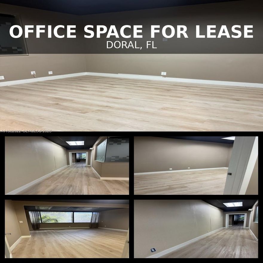 Strategically situated just off the Palmetto Expressway (826), this newly renovated office building is an ideal choice for any business. Doral is among the fastest-growing cities in Miami, offering excellent connectivity. It is located less than a mile from major highways and public transportation, and is just minutes away from the airport. Additionally, the property boasts ample parking facilities.