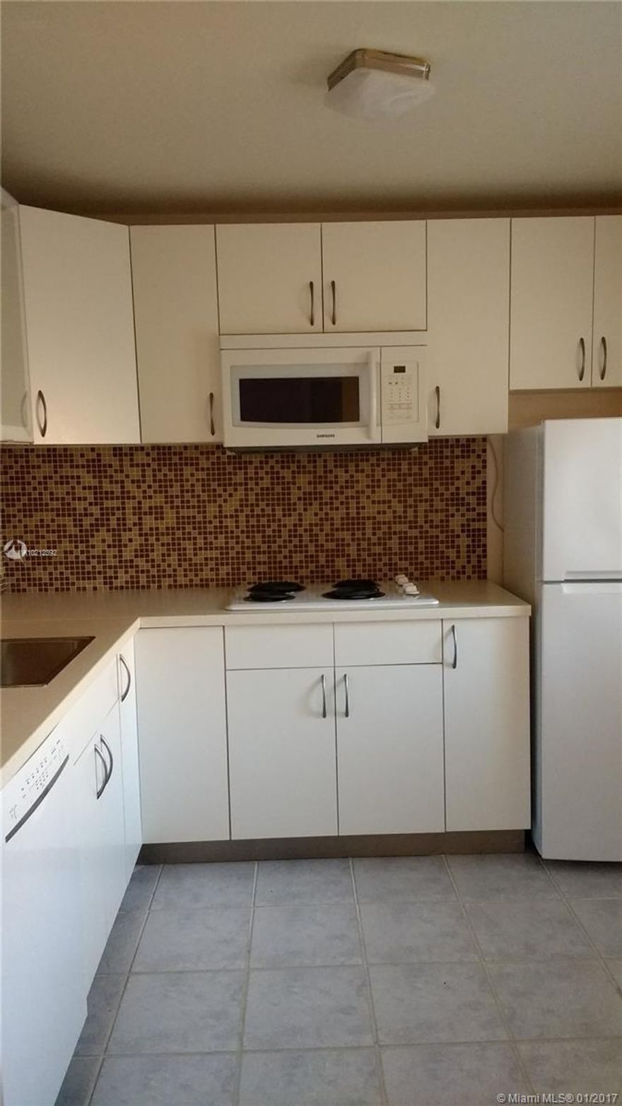 The property is back on the market through no fault of its own.Buyer's financing fell through. This is one-of-a-kind unit is now available for purchase.Conveniently located close to a shopping center, restaurants, public transportation, a park, beach. Remodeled kitchen and bathroom, all new appliances, hurricane shutters, extra storage. All ages are welcome. Beautiful garden and pool views with easy secure access. Building passed 40 year re-certification. New parking, roof and elevator.