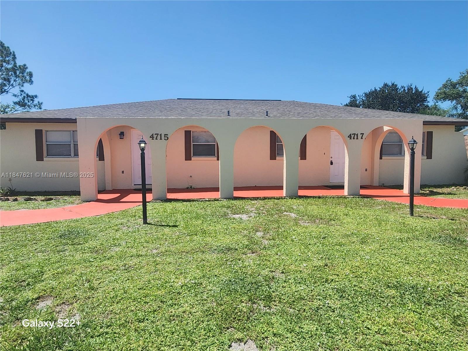 Great Investment opportunity with a potential cap rate of 12% annually. Rental rates in the area run $1500 for 2/2.
This would also be a great AIRBNB in the growing city of Sebring, which was featured this year in HGTV. Each unit features 2 bedrooms/2 baths with a screened in back porch allowing plenty of privacy. New Roof installed in October 2024. This duplex is located in the Sun N Lake community with 2 championship golf courses, community pool, fitness center, recreation center, pickleball courts and a restaurant. No monthly HOA. There is an annual district fee of $843.00 paid annually per side. Sebring is located 1 1/2 hours from either coast and centrally located 1 1/2 hours from Disneyworld. Interior pictures to come by August 1. Sold As-Is and furnished.