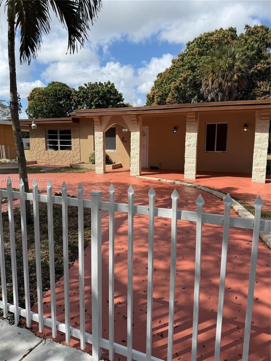Single family home completed remodeled inside with a big back yard.