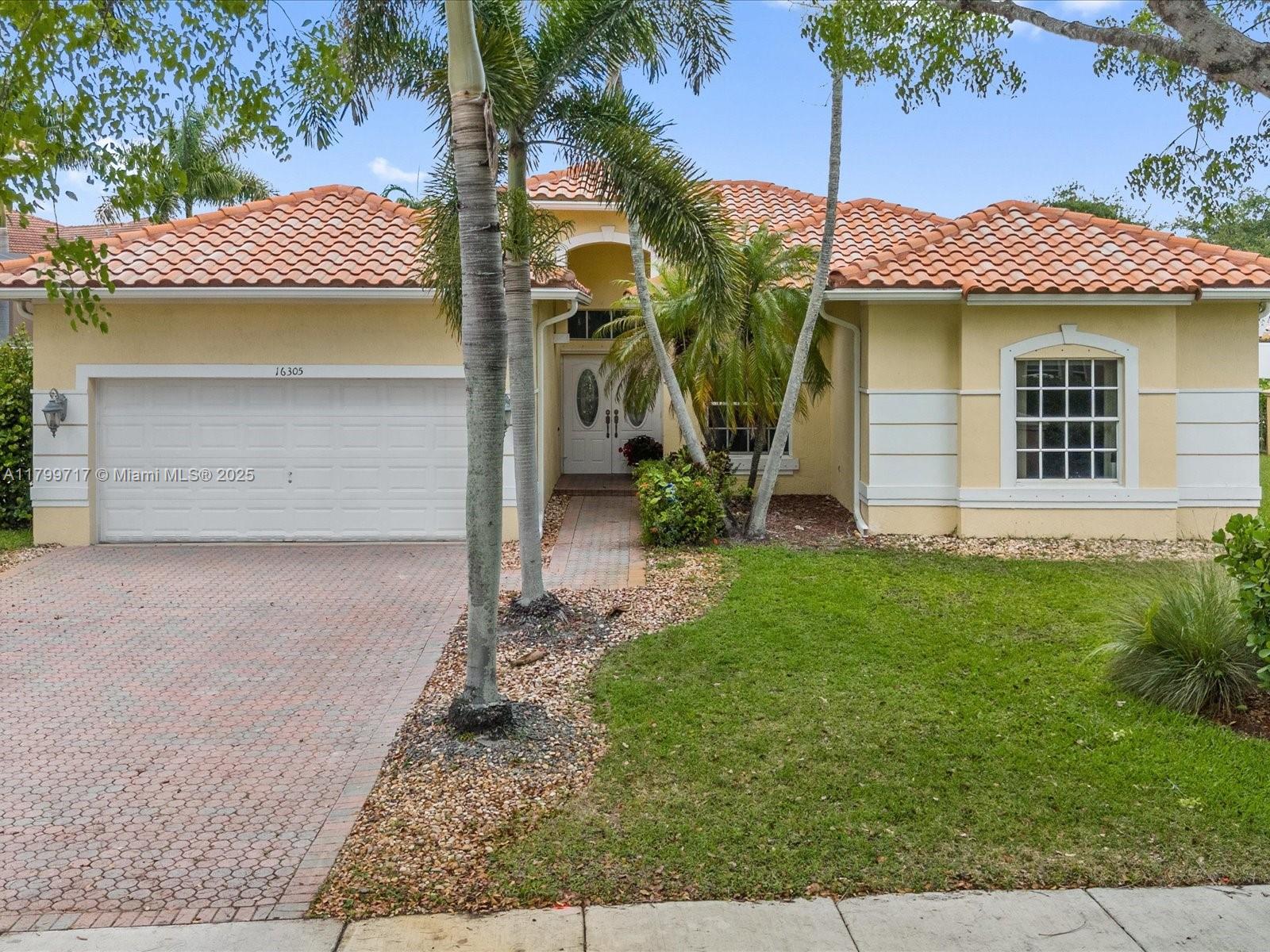 Rental Property at 16305 Nw 15th St, Pembroke Pines, Miami-Dade County, Florida - Bedrooms: 3 
Bathrooms: 2  - $4,300 MO.