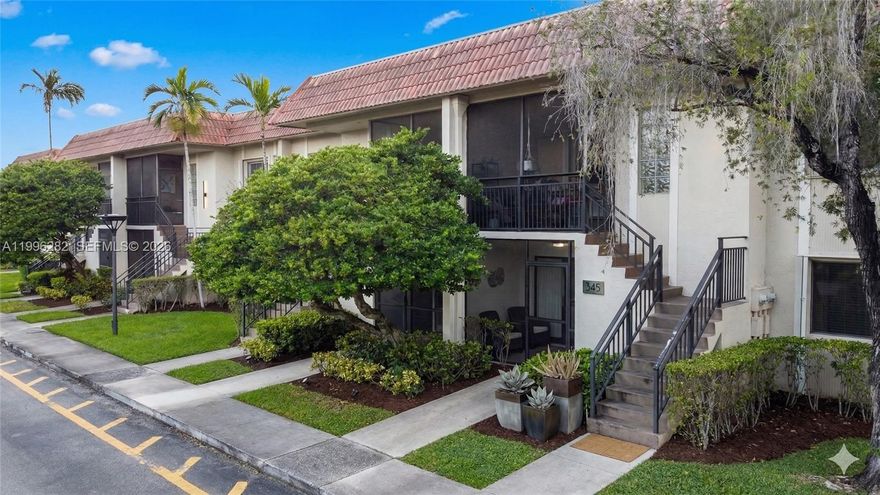 Beautiful 2-bedroom, 2-bathroom apartment located in the heart of Weston, FL. Surrounded by numerous parks, including Weston Regional Park and Weston Hills Country Club, and zoned for top-rated schools such as Cypress Bay High School and Eagle Point Elementary. This bright and modern unit features high ceilings, abundant natural light, and contemporary finishes throughout. The kitchen offers stainless steel appliances, granite countertops, and a breakfast bar. The spacious primary bedroom includes a walk-in closet and a master bathroom. Additional features include in-unit laundry, a private balcony, and two assigned parking spaces. Prime location with convenient access to shopping, dining, and entertainment. HOA is $450 per month, plus $360 per year for the master association, which includes access to the bowling alley, gym, and pools. Please do not disturb the tenant, the lease will end in June 2026.