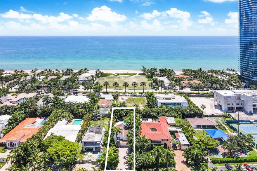 Golden Beach-Exclusive Gated Community w/Private Beach. Beautifully renovated Modern home located inside the guard gate on a deep 10,000 sf lot, steps to Golden Beach’s fabulous park. A true tropical oasis, this minimalist decor, 2-story home features high ceilings & large windows that bring the outside in! The primary suite is located on the first level with 3 bedrooms upstairs. Kitchen & bathrooms have been beautifully renovated & all windows/doors are hurricane glass. The oversized backyard is a true tropical paradise featuring a sparkling blue pool & an ample patio offering both shaded & sunny areas for seating throughout the day. Golden Beach has completed the renovation of one of the parks featuring tennis/pickleball courts. The new basketball, playground, dog park, gym/wellness ctr.