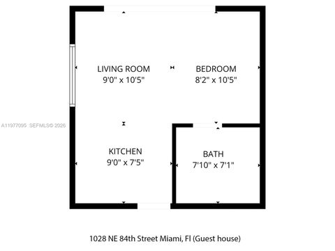 Tiny photo for 1028 NE 84th St, Miami, FL 33138 (MLS # A11977095)