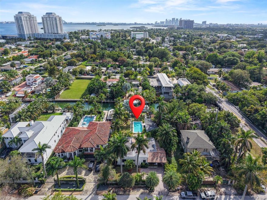 Located in the highly desirable Shorecrest / Davis Harbor neighborhood, this beautifully restored waterfront residence sits on an oversized 13,248 square foot lot with 72 Feet of Waterfront and No Fixed Bridges, offering easy Direct Access to Biscayne Bay. The property has 2,898 total square feet of living area according to the survey and appraisal. The main home features 3 bedrooms and 2 bathrooms with bright, open living spaces that blend classic architectural charm with modern comfort. A detached 1-bedroom, 1-bathroom guest house with a fully equipped kitchenette provides the perfect space to host visitors. Surrounded by lush landscaping and designed for both relaxing and entertaining, this property presents a rare opportunity to enjoy Private Waterfront Living in one of Miami’s most charming residential neighborhoods.