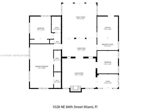 Tiny photo for 1028 NE 84th St, Miami, FL 33138 (MLS # A11977095)