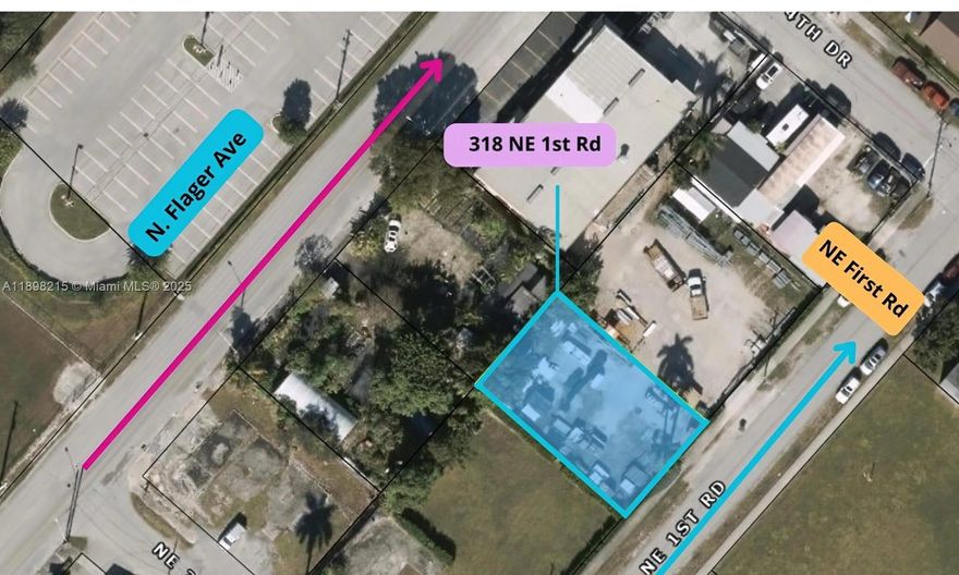 Prime Commercial Lot – 318 NE 1st Rd, Homestead
Vacant 6,000 SF lot zoned B-3, ideal for light manufacturing, mixed-use, retail, or office development. Strategically located next to Triana Fence within Homestead’s growing commercial corridor, the site offers excellent visibility and easy access from major roadways. Surrounded by active businesses and minutes from Downtown Homestead. See attached permitted uses for specific allowable activities on this site.