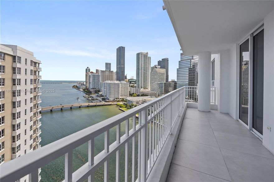 Rare Opportunity 3BR/3BA in The Courts at Brickell Key. Beautifully remodeled 3-bedroom, 3-bath residence in the highly sought-after Courts at Brickell Key. This spacious corner unit features a split floor plan with abundant natural light, breathtaking water views, and an oversized balcony perfect for relaxing or entertaining. Fully upgraded kitchen, bathrooms, and flooring. Includes 2 assigned parking spaces and a private storage room on the same floor. Brickell Key is a gated island community offering resort-style amenities: 24-hour valet & concierge, gym, racquetball court, pool, spa, jogging path, kids' park, on-site dining, and more. Prime location just minutes from Brickell City Centre, Downtown, dining, and shopping. Private island living in one of Miami's most desirable