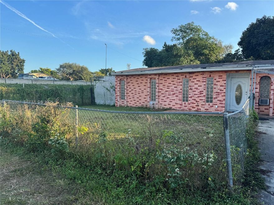 This property offers an affordable opportunity for a family. It is located in a very secure and quite neighborhood with a lot of outdoor areas for the family to enjoy. It is convenient located near the Florida turnpike and several schools within 2 miles. Tile flooring throughout the entire house with a beautiful white and black combination, AC units wall mounted on each room for guests to adjust temperature as desire individually. It has the necessary connections on the side of the house to setup a washer and dryer. Also, the property has fruit tress such as Mango, Papaya and avocado. Do not miss o this great housing opportunity in the heart of Hollywood, FL.....Rent included ALL utilities bills except from internet and lawn maintenance.