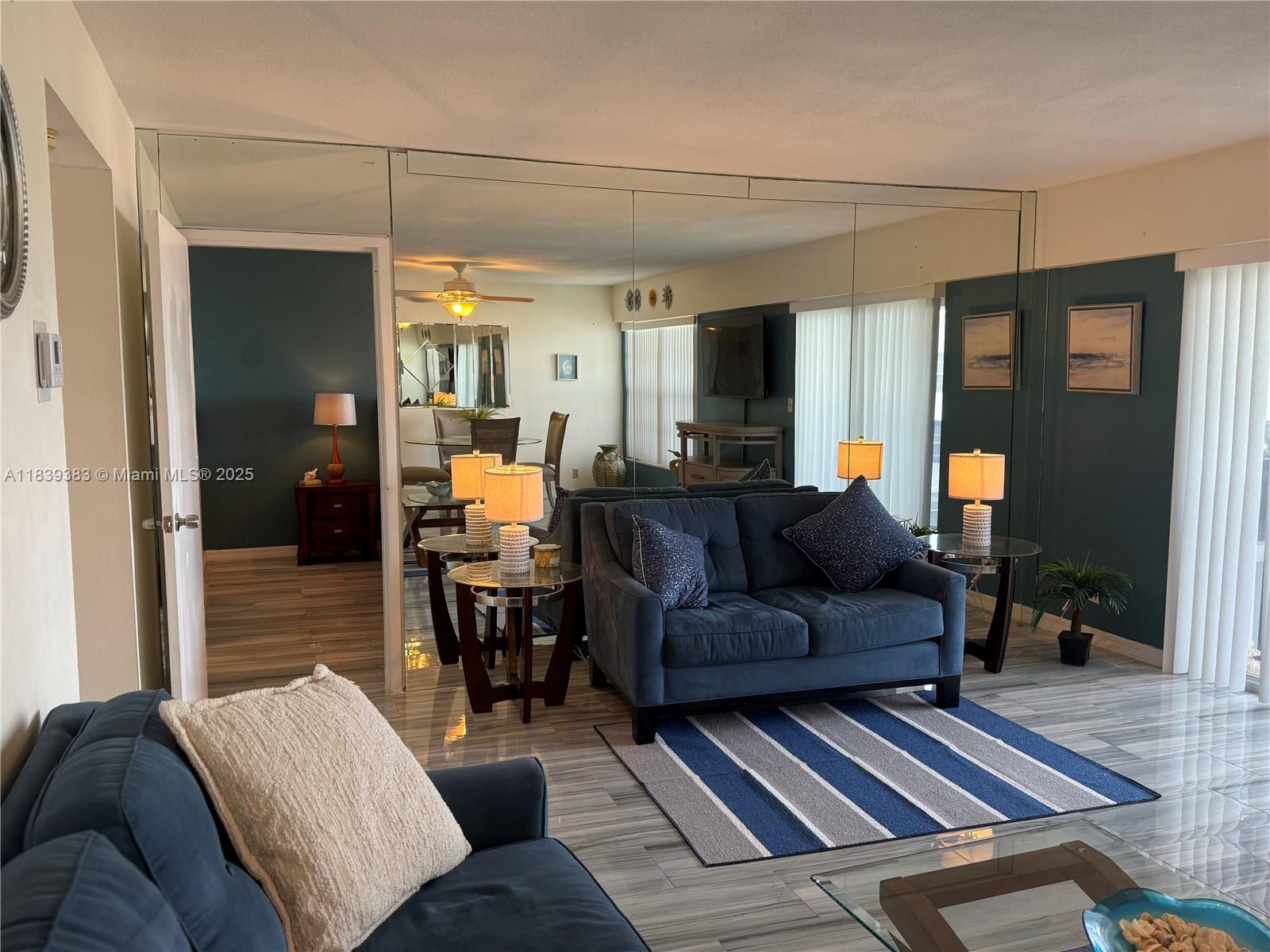 Move right into this beautifully furnished, upgraded condo with a lovely city view. The building sits directly on the Intracoastal. Within walking distance of the beach, shops, and restaurants. Amenities include 24 hour security/doorman, heated pool, barbecue/grill area, waterfront lobby, and bike storage. Condo maintenance includes cable tv, water, trash, and exterior insurance. Washer/Dryer located on each floor of the building.