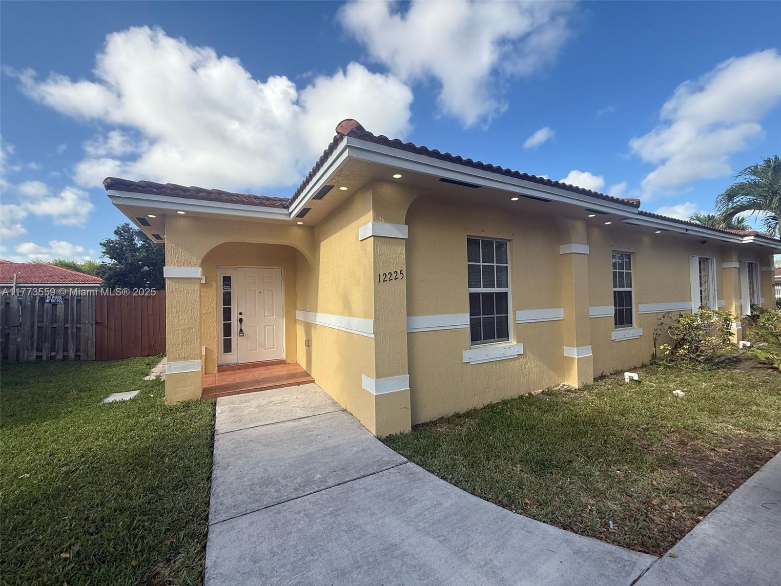 Rental Property at 12225 Sw 215th Ter, Miami, Broward County, Florida - Bedrooms: 3 
Bathrooms: 2  - $2,850 MO.