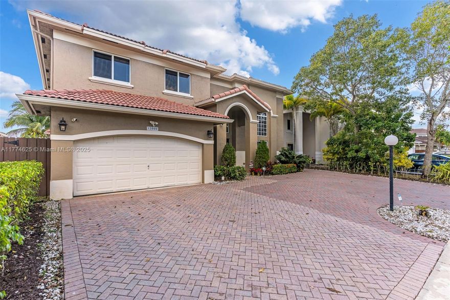 Stunning 4/3.5 turnkey home in the desirable Venezia Lakes, Kendall, located on a serene lake. This meticulously maintained property features new full interior and exterior paint, new AC, new impact windows, and a resurfaced pool, oversized concrete style porcelain floors. The expansive paver driveway has been upgraded to allow more spacious parking, the entire home boasts brand-new concrete-style floors along with remodeled bathrooms. Additional highlights include a whole-home generator for peace of mind during hurricane season. Bring your boat or jetski, lake is motorized friendly and ready for the whole family to enjoy. Don't miss this move-in-ready gem! Pls send Highest And Best ! Very sought after community! Easy to show