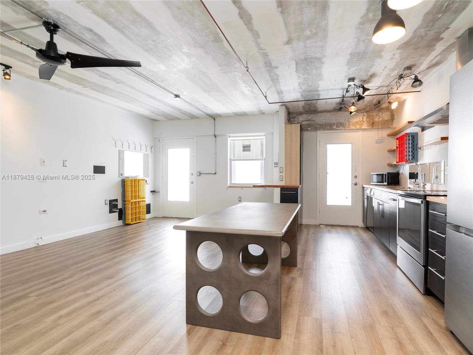 Chic 1 bed, 1.5 bath residence in a serene, well-kept building in the heart of South Beach. Featuring an industrial style with an updated kitchen, a spacious living area, and a large master bedroom opening onto a private balcony. Enjoy the peaceful atmosphere of a community where most owners reside full-time—no short-term rentals allowed. The building offers a sparkling pool, resident and guest parking, and a tranquil setting just steps from the beach, Lincoln Road, shops, and dining. Perfect blend of style, comfort, and unbeatable location. This apartment is available for a minimum of 1 year lease (no short terms)