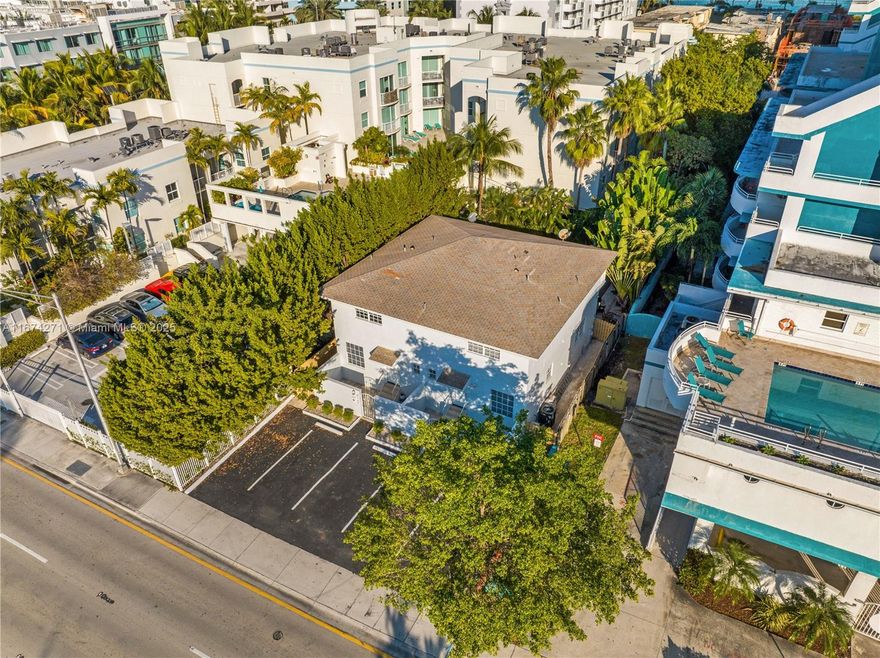One of a kind multifamily duplex nestled in the heart of Surfside. 2-units, each units 2 beds, 2.5 baths with a shared pool. 100% occupied. Walking distance to the beach, shops and synagogue. Future redevelopment opportunity with 5,600 SF lot. Zoned Multifamily H30C.