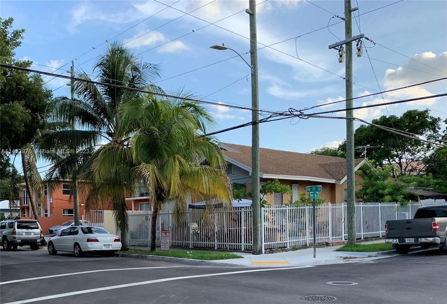 Price adjusted. Great potential investment, residential single family house in ZONING MULTI-FAMILY, surrounded by apartments buildings complex. a few blocks of Marlin Stadium and projected soccer stadium and expressway. Centrally located corner lot property, with five year roof and central air condition unit, fully fenced.