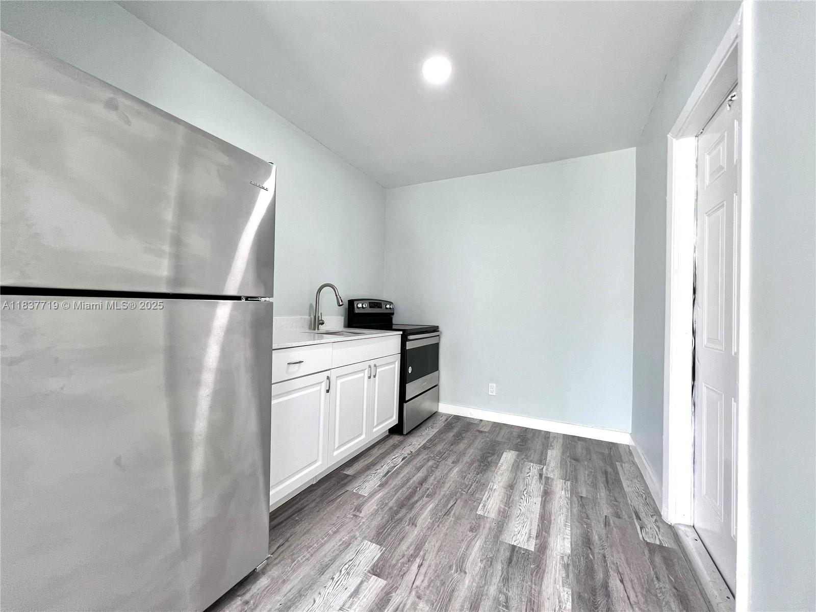 Beautifully renovated, centrally located 2 Bed/1 Bath apartment in Hallandale Beach. Unit features new floors, a new kitchen, new appliances, new lighting, new A/C’s, and a newly renovated bathroom. Rent includes parking. Freshly painted and ready for occupancy. $29 Online Application required along with proof of income for previous 2 months (upload pay stubs to application). First Month, Last Month, & Security Deposit to move-in. Tenant income must be at least three times the rent amount to be approved. TEXT for showings and link to online application.