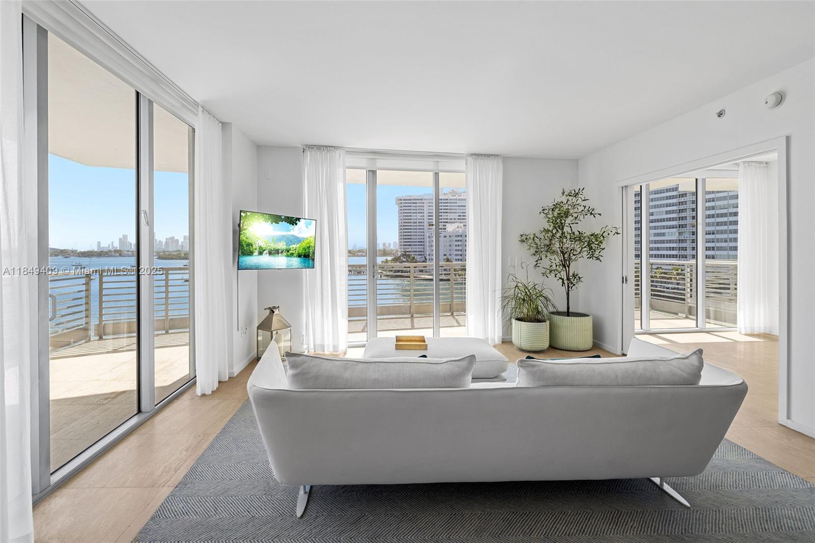 Luxury Meets Serenity in this 2 Bed + Den/Bedroom & 3 bath residence for rent at Capri South Beach. Discover the epitome of Miami Beach living in this exceptional boutique bayfront building that offers a harmonious blend of luxury, comfort, & tranquility. If you're seeking a place where luxury & serenity coexist, where bayfront living meets urban convenience, this is your opportunity. The open-concept living area is bathed in natural light, thanks to expansive windows that frame breathtaking views of Biscayne Bay & the Miami skyline, creating an inviting ambiance that's both stylish & welcoming, just steps from Lincoln Road plus a bayfront pool, spa, gym, & 24-hour concierge service.