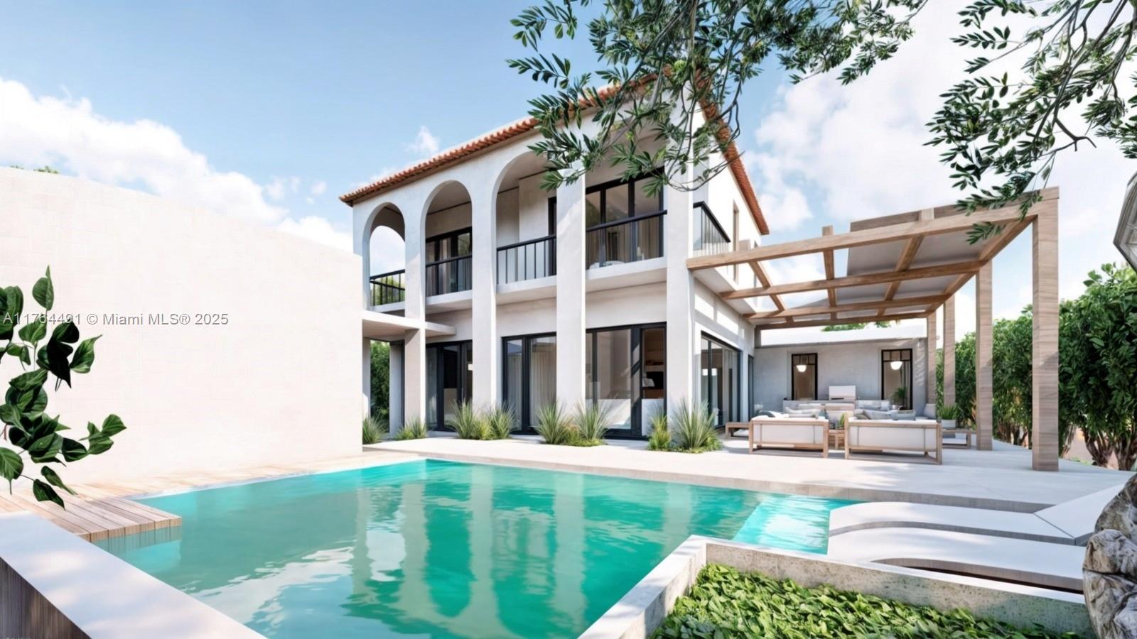Welcome to your finest estate, where a unique homesite of nearly 8,000sf and a fully remodeled/custom built residence combine to create the most unique living environment in South Broward County, East of the US-1 corridor, just 3 minutes from beautiful beaches.
A South facing 160+sf main suite balcony offers open views of the garden & pool below, and both sunrise and sunsets washing the roofs of the serene surroundings. Approx. 2,800sf with 4 bedrooms and 4 full baths, the gated residence showcases soaring 10' ceilings, a flexible room (home theater, office, gaming room, gym, guest suite, etc.) a wet bar, a chef's kitchen, a secluded 2nd floor main suite, and a separate structure that is ideal for storing a golf cart and other toys.