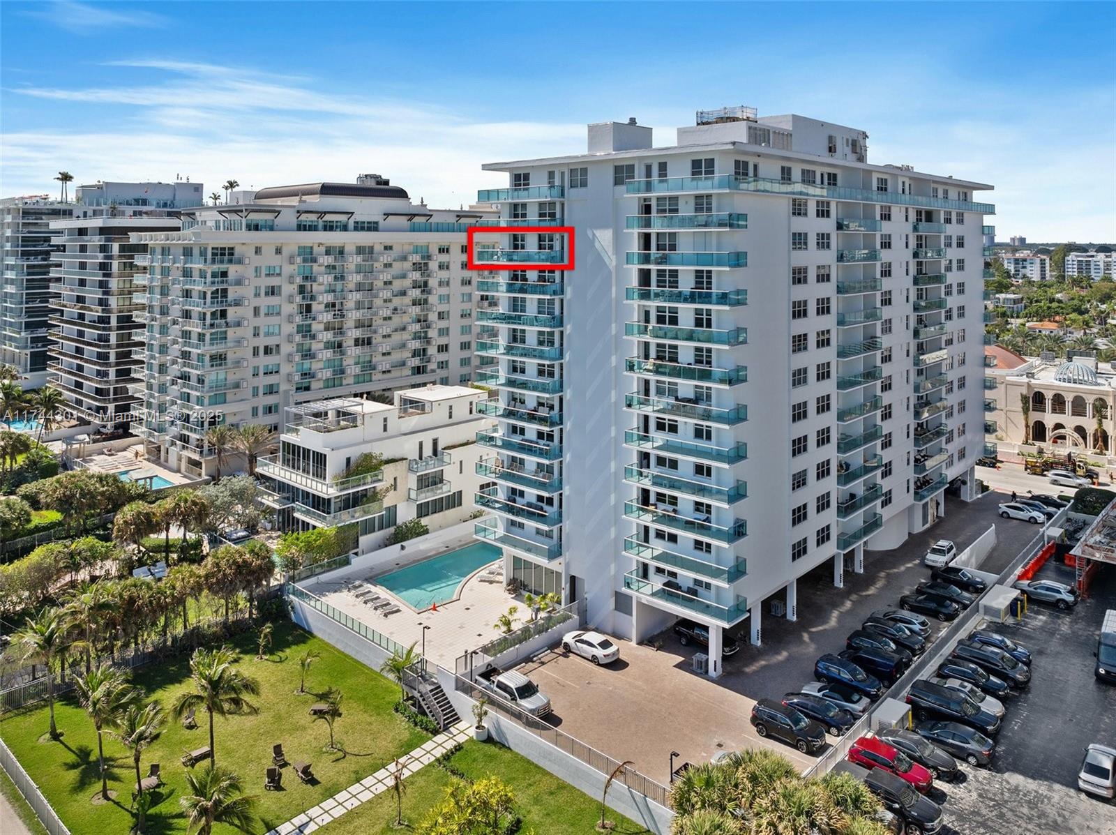 Rental Property at 9511 Collins Ave 1204, Surfside, Miami-Dade County, Florida - Bedrooms: 2 
Bathrooms: 2  - $5,500 MO.