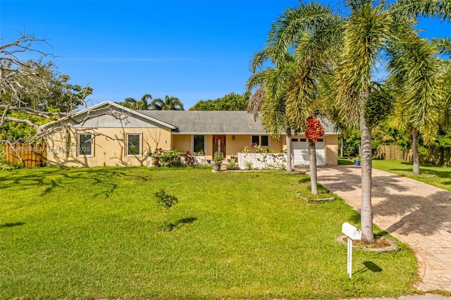 Palmetto Bay Opportunity! Step in to this 3-bedroom 2 bath home with a one car garage, situated on an oversized 15,065 square foot lot. This property needs complete updating, but offers incredible potential and value. Located near top rated schools and beautiful parks.