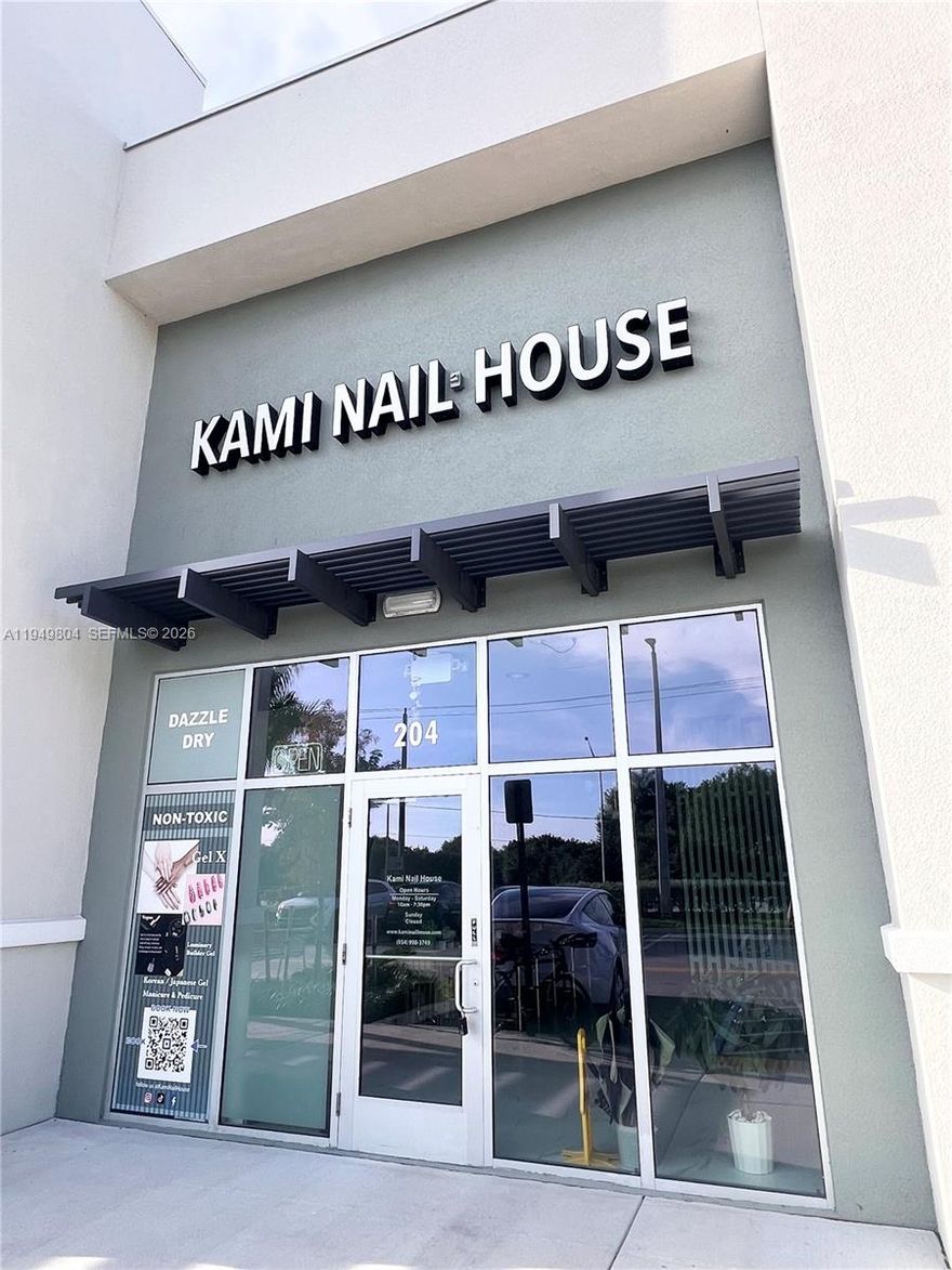 This is a rare opportunity located in Ft. Lauderdale Cooper City to acquire a well-established and profitable nail salon with a loyal clientele and an excellent reputation in the community. The salon has been successfully operated and is fully staffed, well-maintained, and ready for a seamless ownership transition.
The space is modern, clean, and inviting, featuring multiple manicure and pedicure stations, private service areas, and quality equipment throughout. The salon benefits from consistent foot traffic, strong repeat customers, and positive word-of-mouth referrals.
Operations are streamlined, with experienced technicians in place and efficient systems that allow for absentee or semi-absentee ownership. This business offers steady cash flow and significant growth potential through extended hours, additional services, retail sales, or marketing initiatives.
Ideal for an owner-operator or investor seeking a turnkey business with immediate income. Current ownership is willing to provide training and transition support to ensure continued success.
Serious inquiries only. Financials available upon request with NDA.