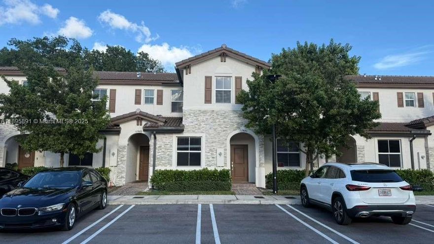 This stunning 3-bedroom, 2.5-bath home in the sought-after Westview community. The modern kitchen features stainless steel appliances, white cabinetry, and quartz countertops, complemented by ceramic flooring on the first floor and wood on the second. Located in a tranquil, gated community with 24/7 surveillance, residents have access to a clubhouse, fitness center and community pool convenience for all lifestyles. Perfectly situated near Miami-Dade College North Campus, Miami-Opa Locka Executive Airport, Amelia Earhart Park and I-95.