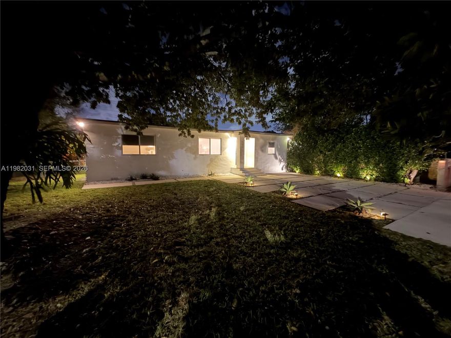 Tired of the hassle and buzz of your daily routine? Come to your end-of-the-day retreat! A well-maintained midcentury jewel just minutes from every major expressway. All furniture is included in the sale. Three spacious bedrooms, two full bathrooms, and a fourth bedroom converted into your home office oasis with a view of a deck and a manicured backyard that has room for a pool. Dimmable lighting throughout the house and blackout curtains in every bedroom to pamper your eyes. Brand new appliances.