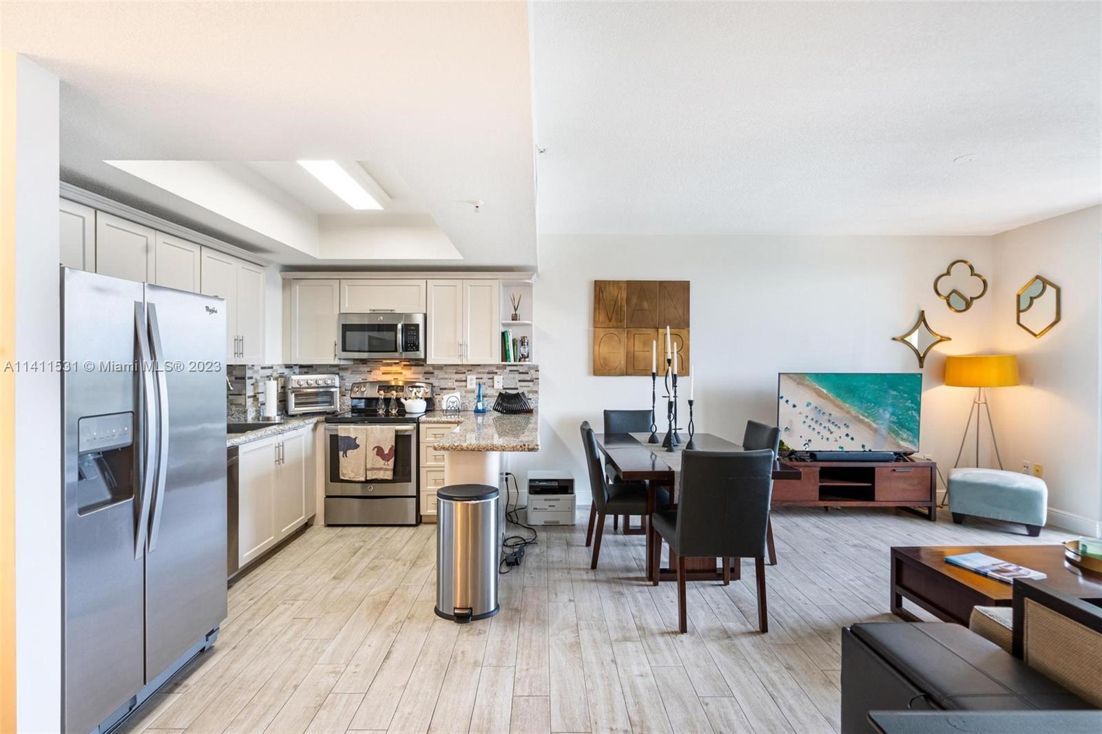 This fully updated 1 Bedroom & 1 Bath condo in Coral Plaza offers a comfortable and stylish living area. Natural light floods the space which highlights the beautiful features throughout. The kitchen boasts stainless steel appliances and the home has wood-tile throughout. Imagine unwinding on your private balcony as you overlook the City of Miami. Located in a quiet and private setting, this residence offers tranquility amidst the bustling city life. The surrounding area is known for its great schools, various shopping centers and you can easily walk to Miracle Mile! Don't miss out on this incredible opportunity to own a piece of Miami's urban paradise. Furniture can be included at no extra cost to the buyer!
