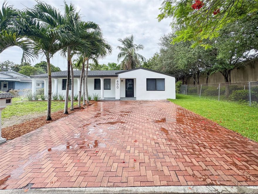 Turnkey Miami Gem! Welcome to this beautifully remodeled 3-bedroom, 2-bathroom home offering 1,400 sq. ft. of modern, move-in-ready living space. This property offers ultimate peace of mind with major big-ticket upgrades already completed: a brand-new roof, full impact windows and doors, a new A/C system, and all-new plumbing. Step inside to discover a bright, open layout featuring gorgeous new flooring throughout and a stunningly updated modern kitchen. Conveniently located at 600 NW 108th Ter, this home combines safety, style, and comfort. Don't miss this zero-hassle opportunity—schedule your showing today!