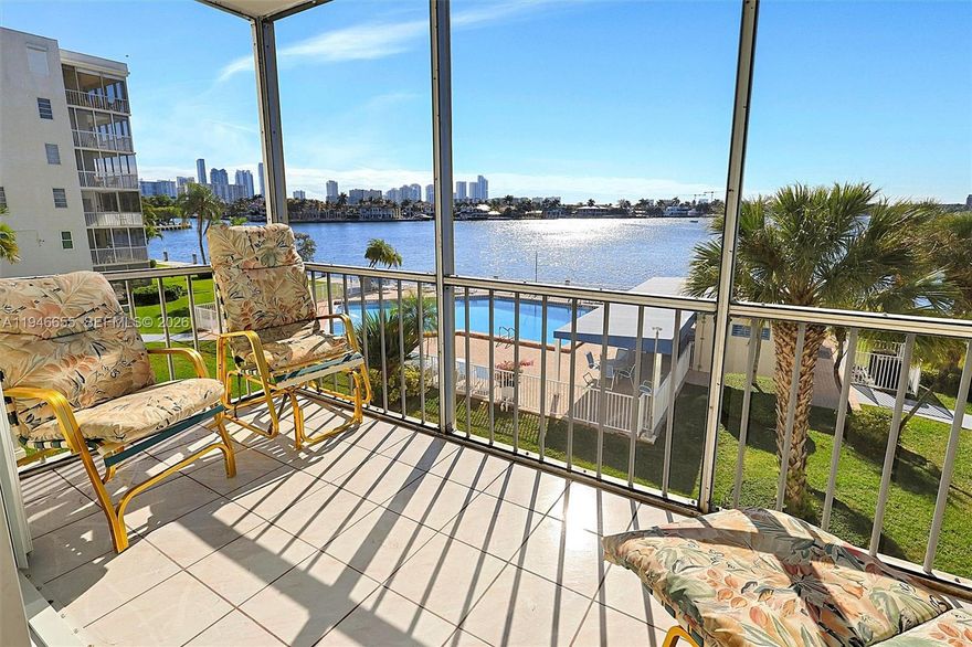 Enjoy tranquil water views from this beautifully positioned 1-bedroom, 1-bath residence offering the perfect blend of comfort and convenience. The updated kitchen complements a bright, spacious living area, where sliding glass doors open to a private balcony overlooking serene Maule Lake — the ideal setting to take in breathtaking sunset views.

Located in the highly desirable Point East, a 55+ waterfront community, residents enjoy an array of amenities including a heated waterfront pool, fitness center, sauna, and an active clubhouse with weekly social events. This peaceful enclave offers a true retreat while remaining at the heart of vibrant Aventura.

The location is truly unbeatable, with shops and restaurants just steps away, and easy access to the beaches, Aventura Mall, Gulfstream Park & Casino, and Bal Harbour Shops. Residents also enjoy the convenience of the complimentary Aventura Express Shuttle, with stops at every building, and close proximity to Brightline transportation.