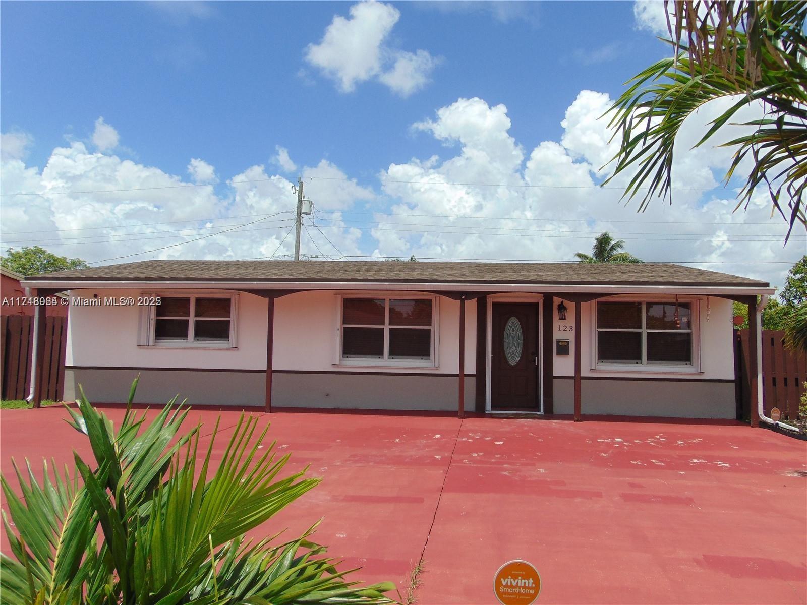 Rental Property at 1230 N 70th Ter, Hollywood, Broward County, Florida - Bedrooms: 3 
Bathrooms: 2  - $3,500 MO.