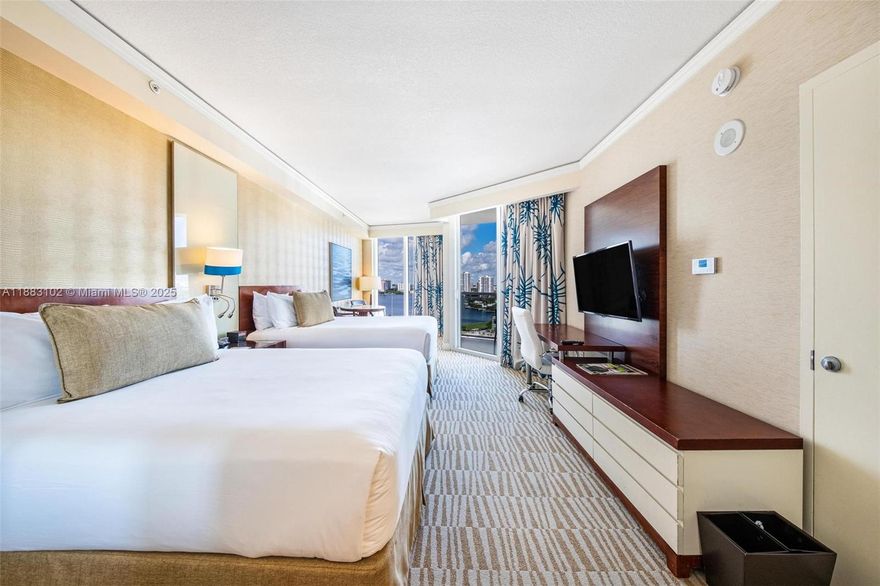 Discover the perfect investment opportunity at the prestigious Trump International Resort in Sunny Isles Beach. This oceanfront studio is currently enrolled in the hotel rental program, providing seamless management and steady rental income.
The unit features modern finishes, spacious bathroom, and is fully furnished, ready for guests. Owners and guests enjoy world-class amenities including direct beach access, multiple pools, fitness center, spa, restaurant, bar, business center, tennis court and 24-hour concierge service.
Located in the heart of Sunny Isles, minutes from Bal Harbour Shops and Aventura Mall, this property combines luxury living with strong investment potential. Perfect for investors and those seeking a vacation getaway with income-generating benefits.