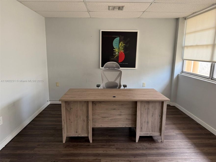 This 828 SF office space is located on the famous Miracle Mile in Coral Gables, Florida. This suite has 2 private offices, a conference room and reception area. The location of the building is situated on the 200th block of Miracle Mile directly across from Hillstone and a few doors down from Pura Vida and Carrot Express.