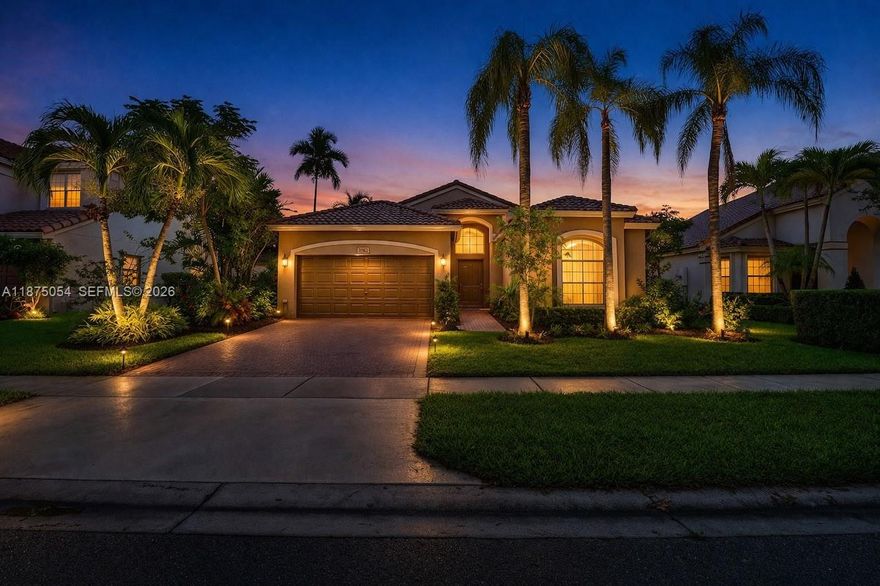 Stunning Teakwood completely remodeled/modernized. Open floor plan lay-out connecting all main living areas overlooking to one the best lake views in the community. Upgraded front door, tile & laminated floors, kitchen cabinets, stainless steel appliances, remodeled bathrooms with new sinks, sunken tub, faucets, lighted mirrors, glass door showers, tiled walls, lights, wall paneling, custom built in mirrors, closet doors, built ins and more! Patio has an oversized screened enclosure with paver floors, built in grill with natural gas connection available, outside of primary bedroom has a built in cozy gazebo surrounded by overgrown trees providing lots of privacy to enjoy this fantastic lake views. Clubhouse includes pool, tennis, pickleball, gym, ball room, playground, security & more!