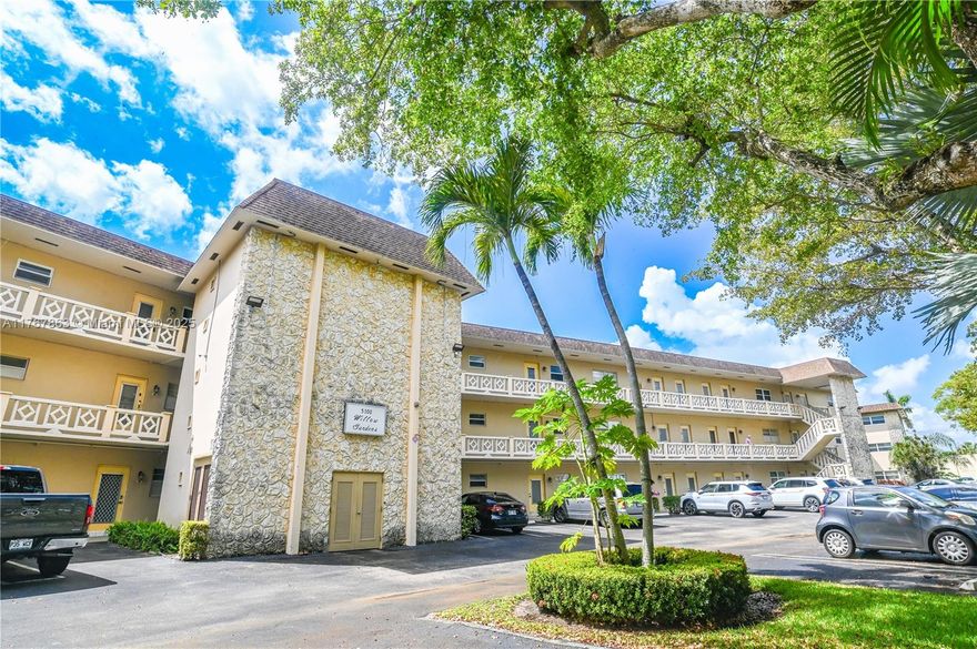 NEW PRICE FOR THESE AMAZING VIEWS FROM THIS BEAUTIFUL 1 BEDROOM 1 BATHROOM CONDO LOCATED IN THE DESIRABLE COMMUNITY OF HAWAIIAN GARDENS, PHASE 3 IN THE HEART OF LAUDERDALE LAKES. RELAX OVERLOOKING THE TRANQUIL VIEWS. GREAT LOCATION ON THE 1ST FLOOR WITH PARKING JUST OUTSIDE YOUR DOOR. THIS SPACIOUS UNIT HAS LOTS OF STORAGE CLOSETS. IMPACT WINDOWS IN YOUR ENCLOSED FLORIDA ROOM. UPDATED BATHROOM. UNIT IS BEING SOLD FURNISHED. NEW ELECTRICAL PANEL (2023). BEAUTIFUL TILE FLOORS THROUGHOUT. THIS COMMUNITY IS AN ACTIVE ADULT COMMUNITY & OFFERS SO MANY ACTIVITIES. AMENITIES INCLUDE: HEATED POOL, BBQ AREA, CLUBHOUSE, SHUFFLEBOARD, GYM, BILLIARDS, TROPICAL WALKING PATH, AND SO MUCH MORE! CONVENIENTLY LOCATED TO RESTAURANTS AND SHOPPING, ALL CLOSE BY. 15 MINUTES TO BEACHES  THIS IS TRULY A MUST SEE!