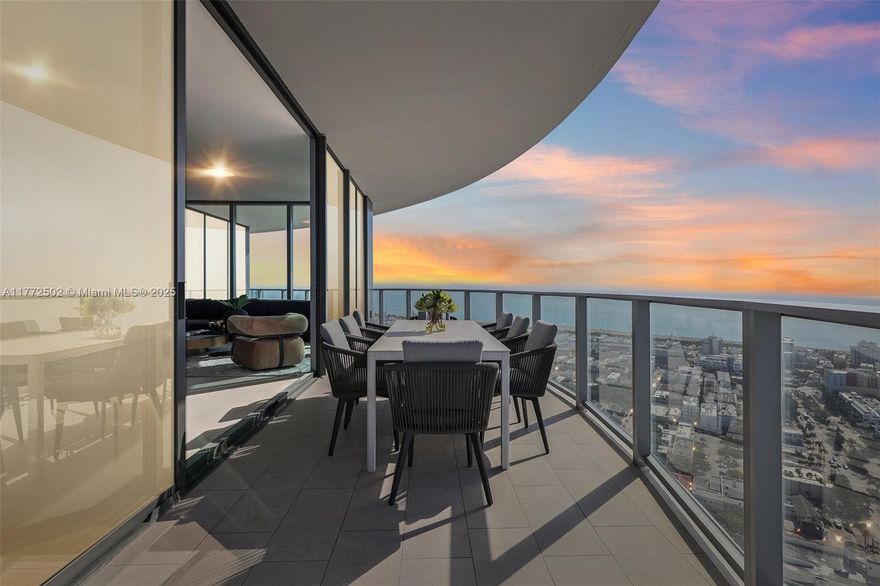 Experience unparalleled luxury at Five Park, the latest architectural gem in the coveted South of Fifth neighborhood by Arquitectonica. This exclusive combo unit offers the opportunity to own a brand-new corner residence that has never been lived in before. It features 4 bedrooms, 4 bathrooms, 2 powder rooms, 2 offices, and a wraparound private terrace with 5,155 sq. ft. of sophisticated living space. The custom-designed kitchen boasts Italian oak cabinetry, sleek marble countertops, and top-of-the-line Gaggenau appliances. Enjoy world-class amenities, including exclusive beach club access, a Canopy Park, a Fitness Center, a Wellness Spa, Rooftop Pools, and an on-site Restaurant. Situated in the heart of South Beach, with easy access to fine dining, pristine beaches, and Downtown Miami.